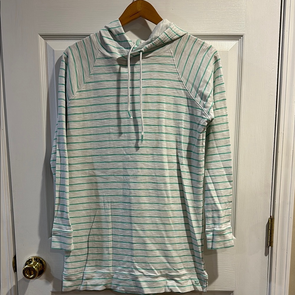 Southern Tide Striped Hoodie with Drawstring